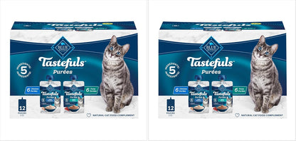 Blue Buffalo Tastefuls Pures Variety Pack Wet Cat Food Complement (Chicken & Tuna) Made with Natural Ingredients, for All Life Stages, 3-oz. Resealable Pouches (12 Count) - Image 15