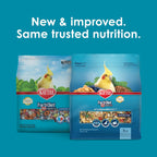 Kaytee 5 pound cockatiel food packaging label details
