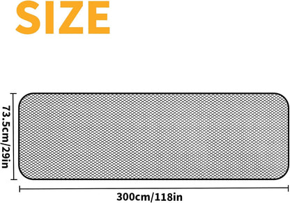 Close up view of Jinghanger polyester safety mesh texture