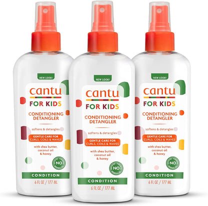 Cantu Care for Kids Conditioning Detangler front view spray bottle