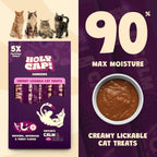 Premium imported USA cat treats by Holy Cap