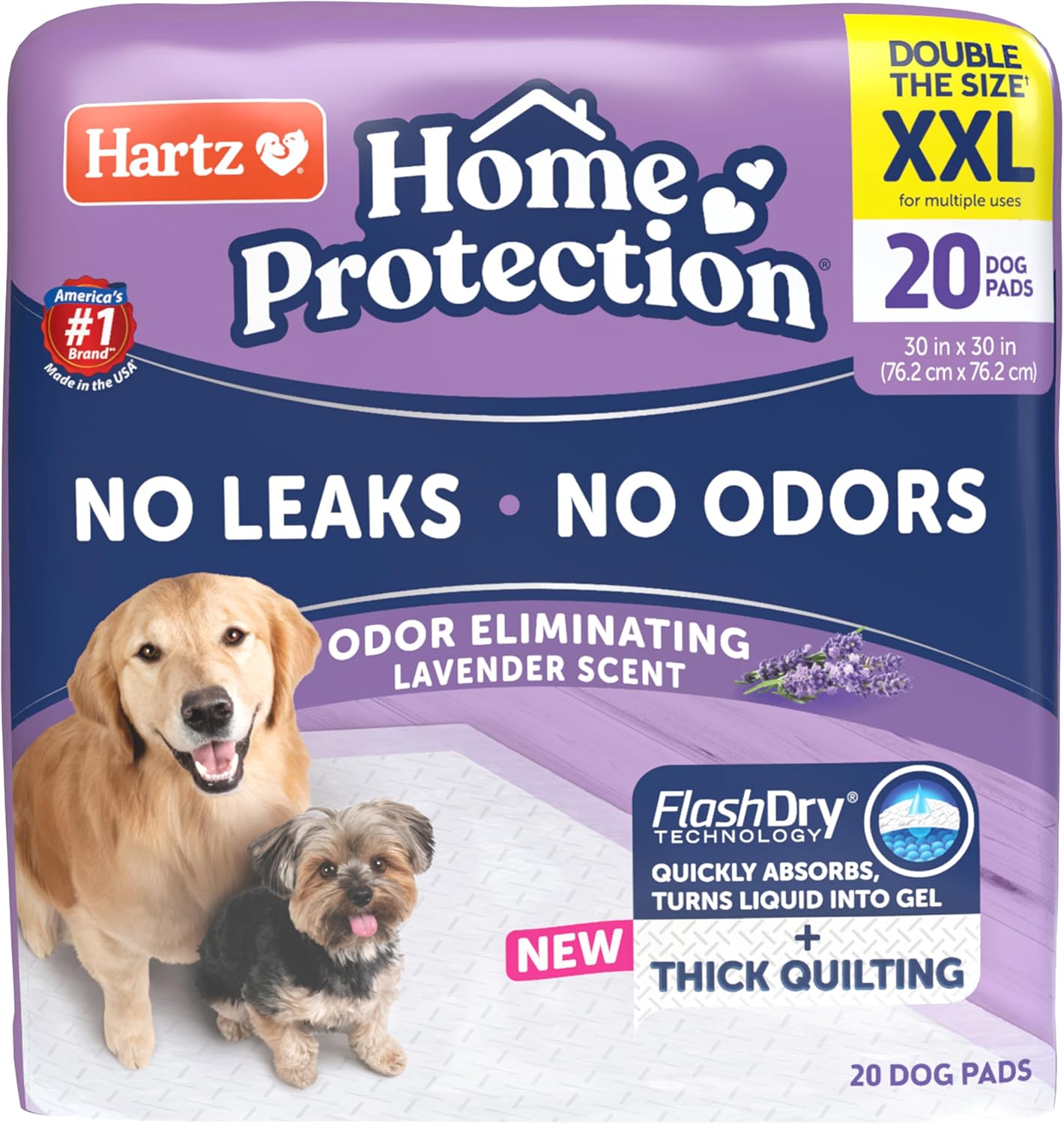 Hartz Home Protection Super Absorbent Odor Eliminating Lavender Scented No Leak Dog Pads, XXL 40 count - Image 11