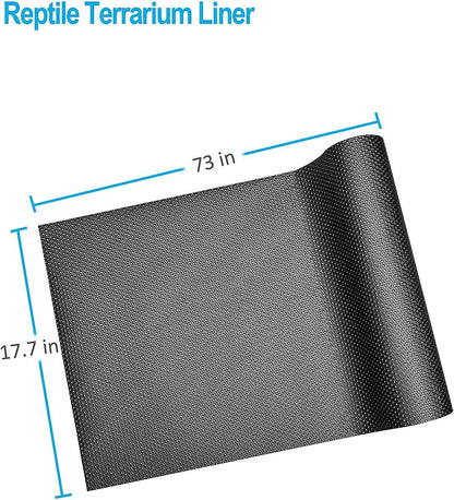 Side angle view showing the thickness and durable composition of the imported EVA reptile tank liner