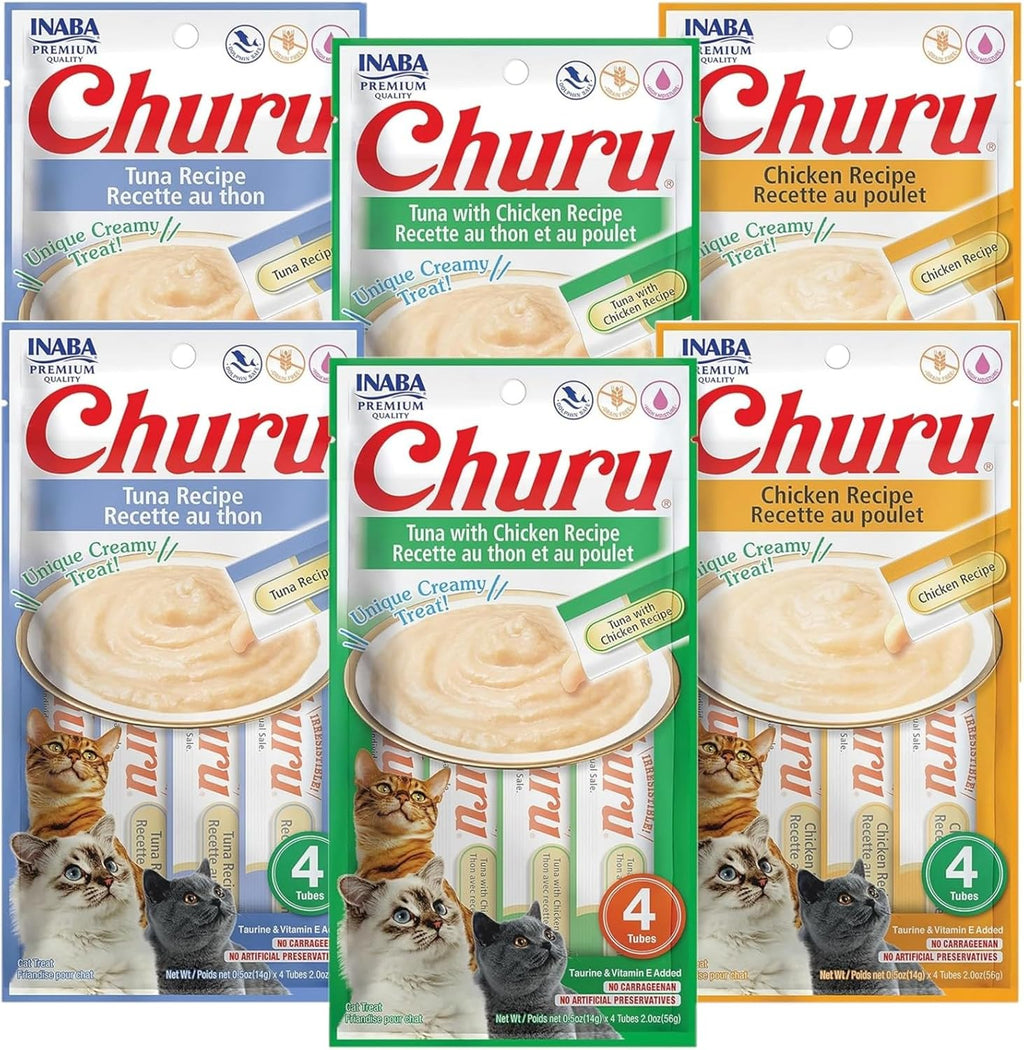 INABA Churu Lickable Pure Natural Cat Treats (Tuna and Chicken Variety Pack, 36 Tubes) - Image 9