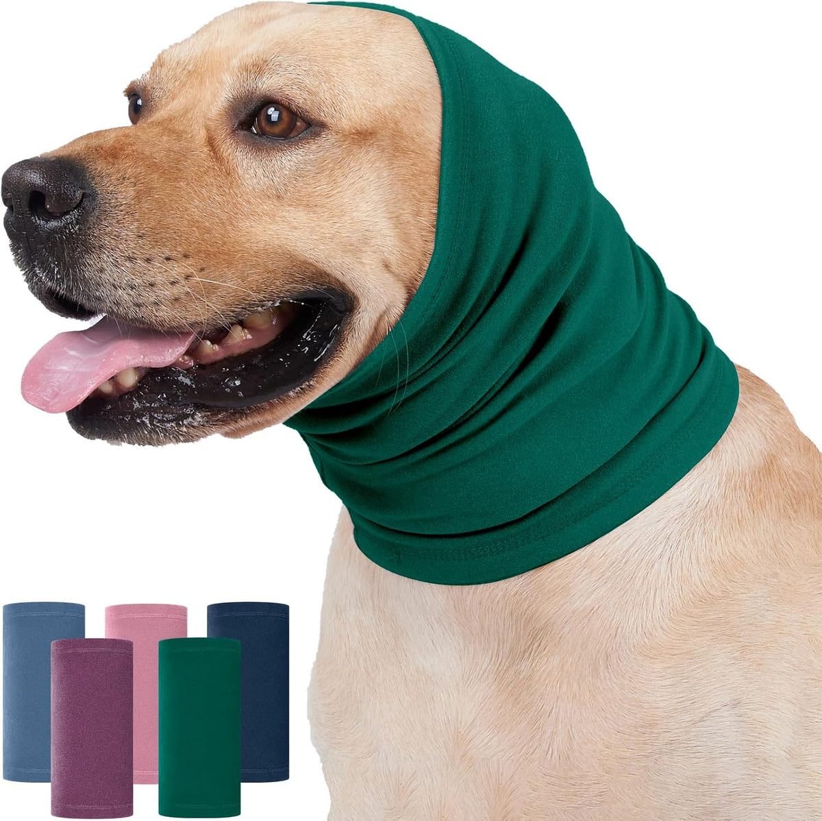 Nanaki Dog Calming Hoodie Quiet Head Cover Sleeves-Ear Covers Hood for Noise Bath, The Grooming and Force Drying Head Protection for Anxiety Relief and Calming Dog Neck and Ear Warmer, Fireworks 1Pack - Image 11