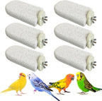 PINVNBY 4 PCS Bird Perch Stands Parrot Calcium Perch Beak Grinding Stone Foot Claws Trimmer Parakeet Platform Parrot Chewing Toys for Small Medium Cockatiel Conure Lovebird Finch - Image 9