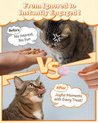 Natural ingredient cat lollipops for hairball control