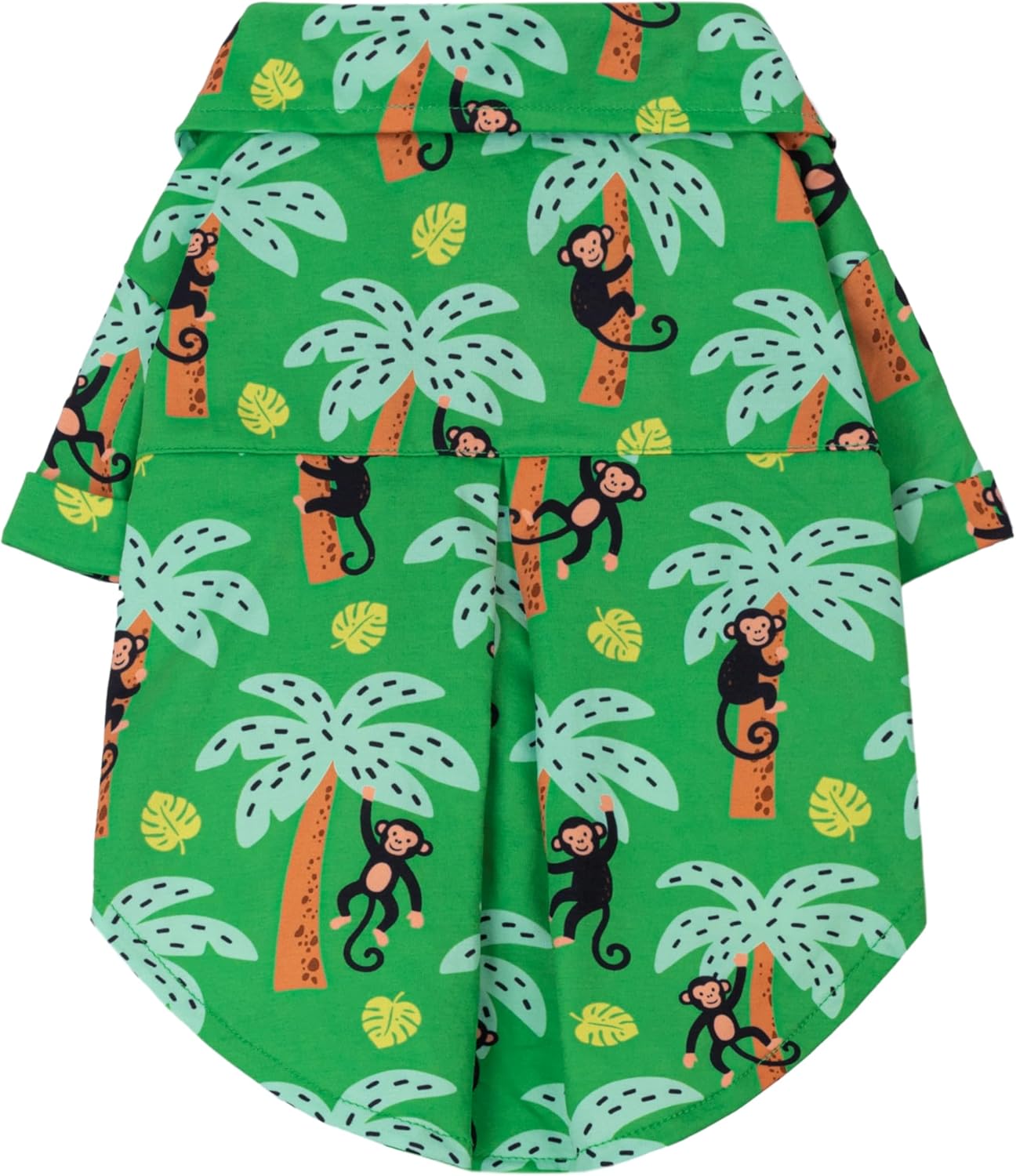 Fitwarm Hawaiian Floral Dog Shirt, Tropical Summer Clothes for Small Dogs Boy, Pet Collared Outfit, Tourist Costume, Red, White, Medium - Image 12