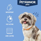 Nose to tail monthly topical flea control for small dog breeds