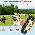 Close up of BXQ bark collar sensitivity settings