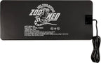Zoo Med reptile terrarium heater label and specifications