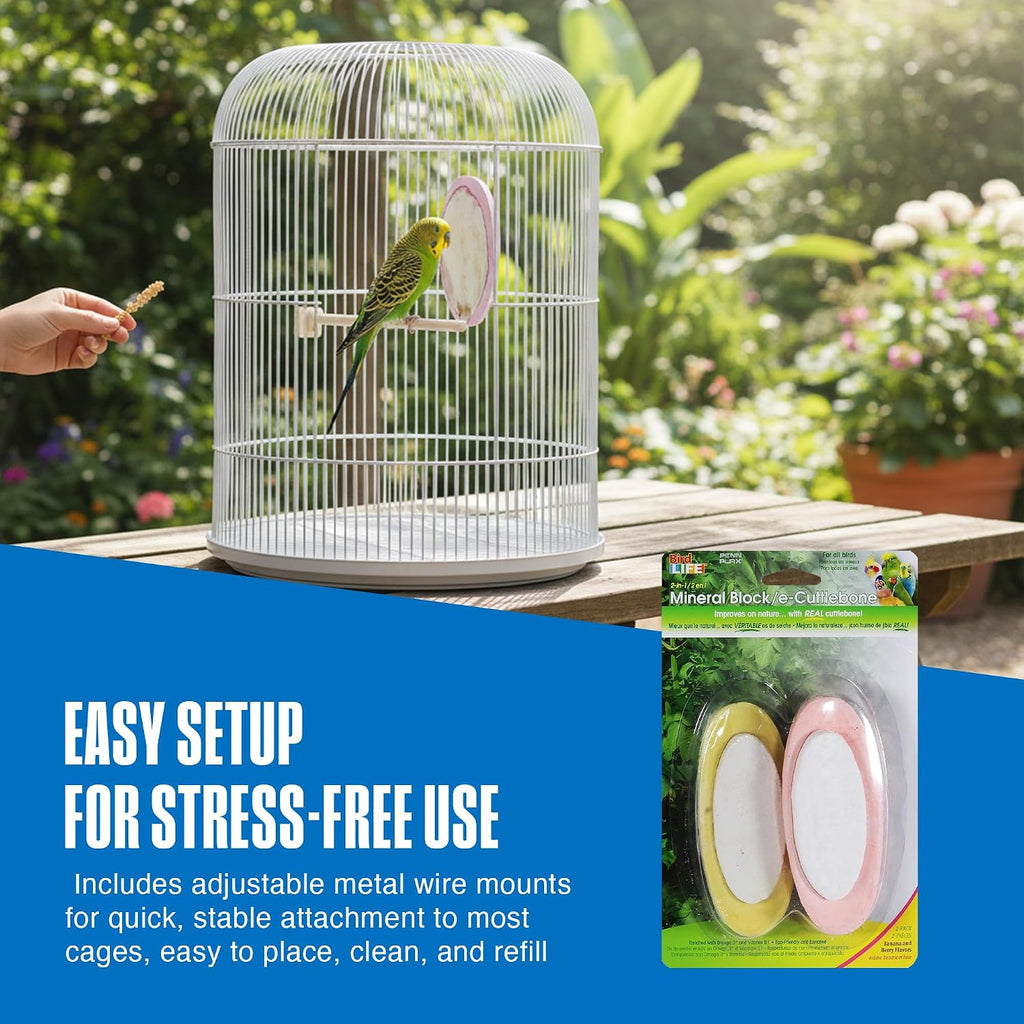 Penn-Plax bird health product back label details