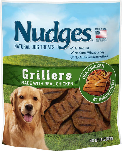 Blue Buffalo Nudges Steak Grillers Natural Dog Treats, Meaty Dog Snacks, Healthy Reward or Training Treat, Made in the USA with Real Beef, No Artificial Preservatives, 10 oz. - Image 12