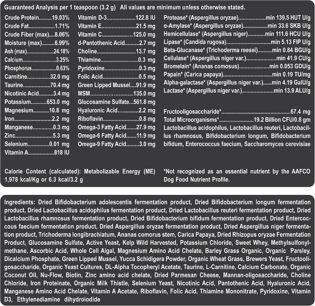 Premium USA imported dog health supplement for joints and digestion