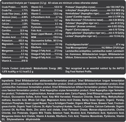 Premium USA imported dog health supplement for joints and digestion