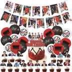 eTel Like Stray Kids 5 Star birthday decoration banner and balloons set