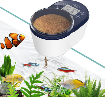 PAIZOO automatic fish feeder front view premium USA imported aquarium accessory
