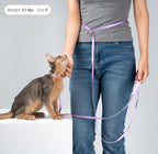 Full length display of BuddyArmor nylon cat leash