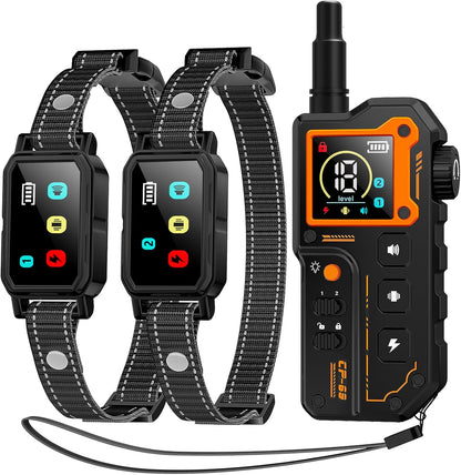 Aolulf AI dog shock collar two dog system front view