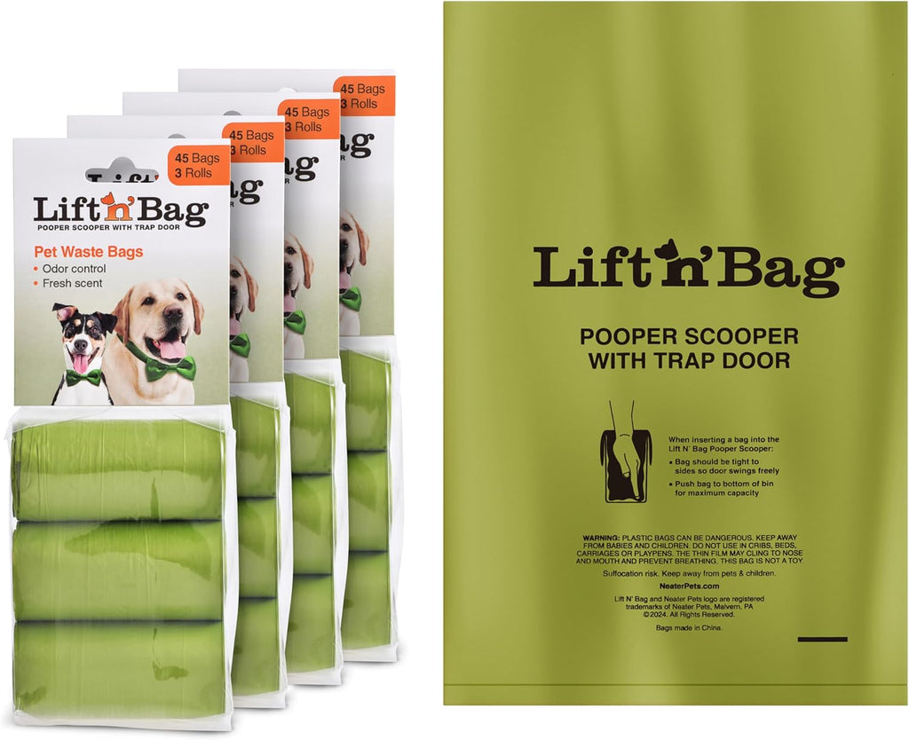 Neater Pets extra capacity dog pooper scooper refill rolls detail