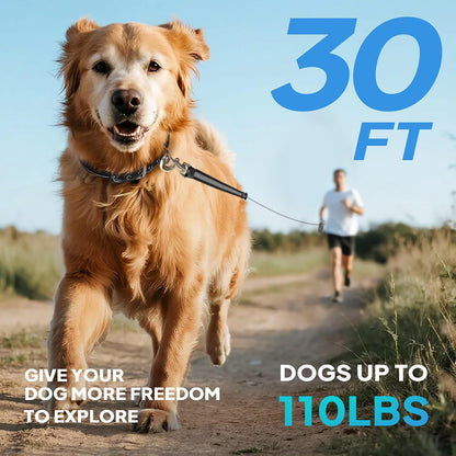Side profile of PetiFine retractable lead for large dogs