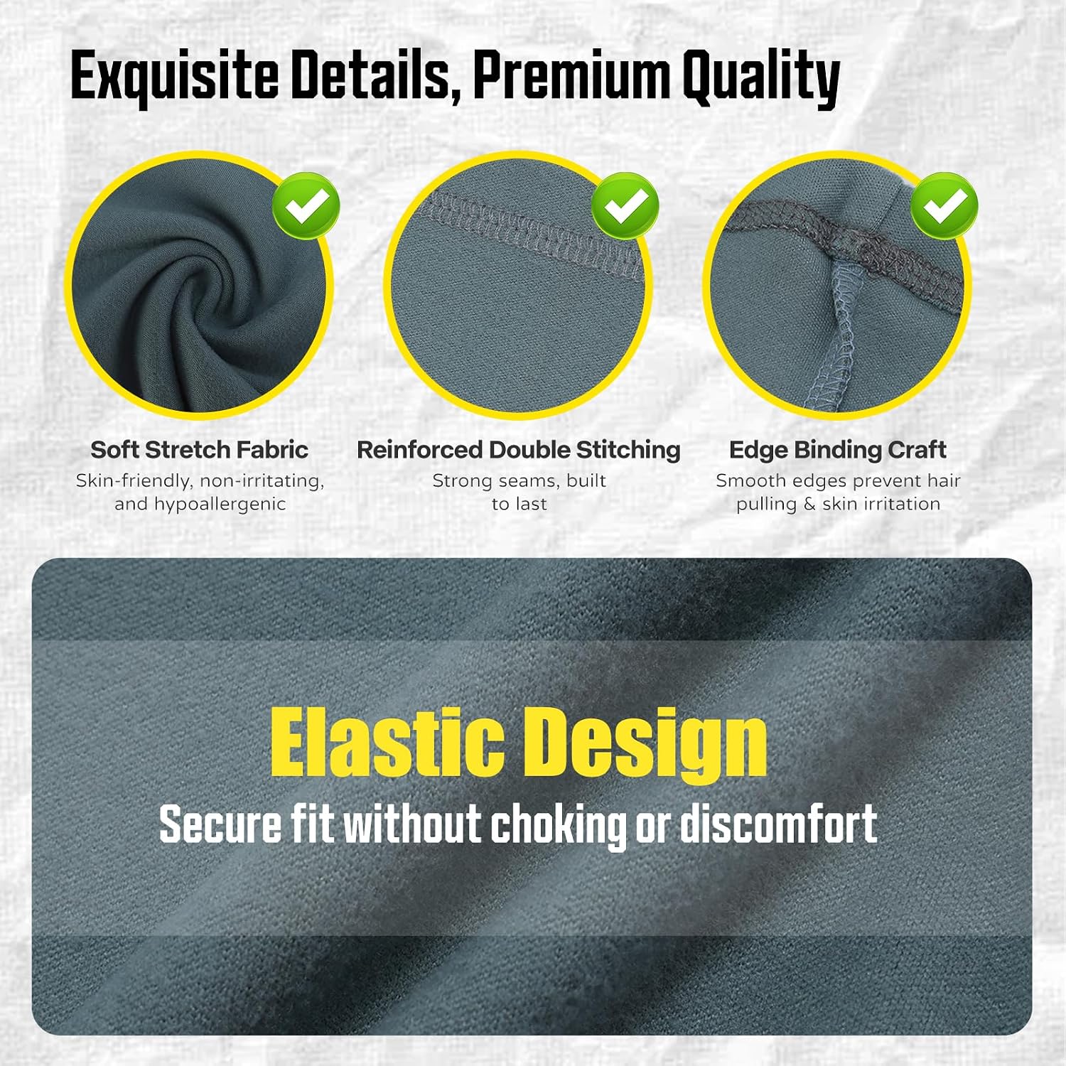 AOOLMOL dog hematoma ear wrap elastic band view for medical care