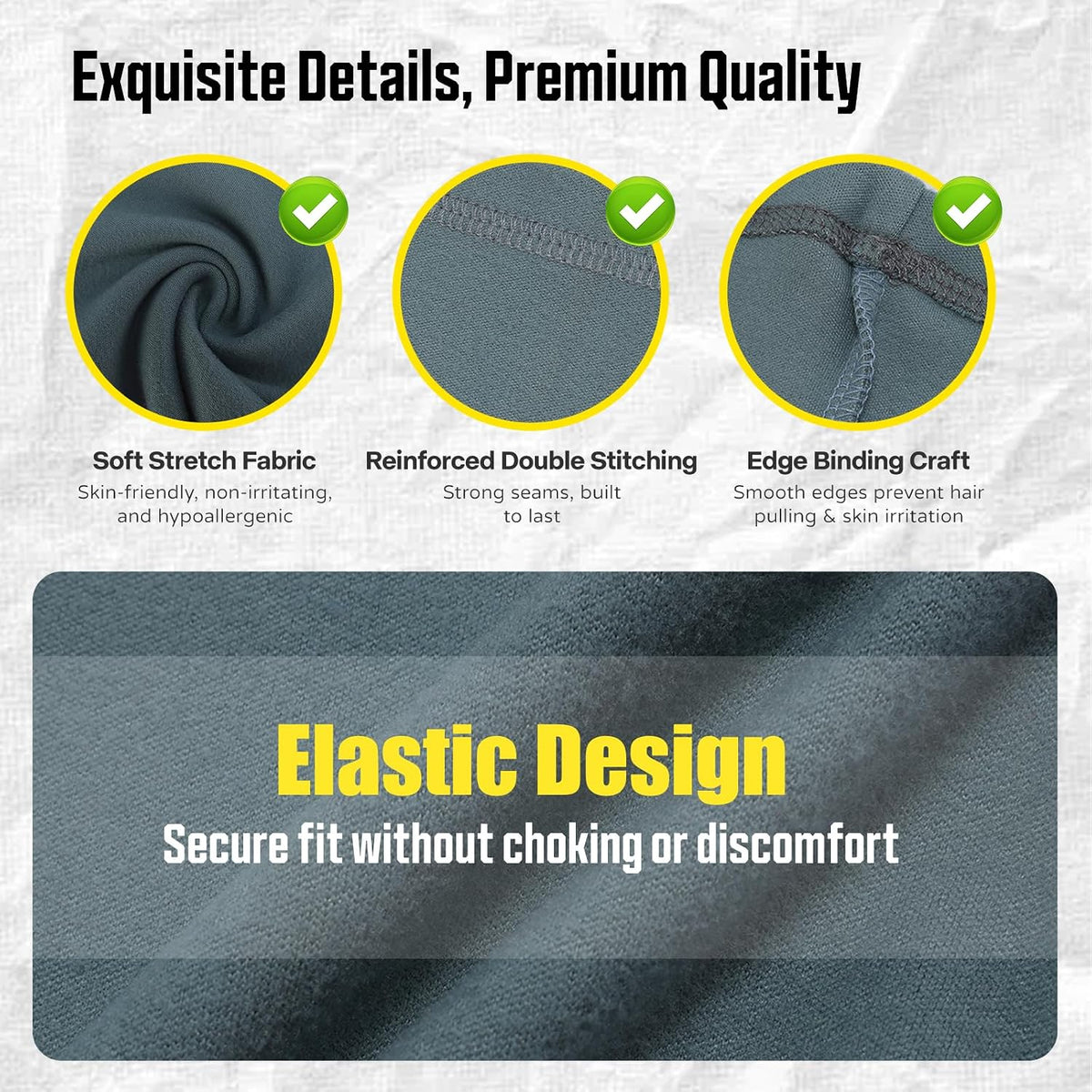AOOLMOL dog hematoma ear wrap elastic band view for medical care