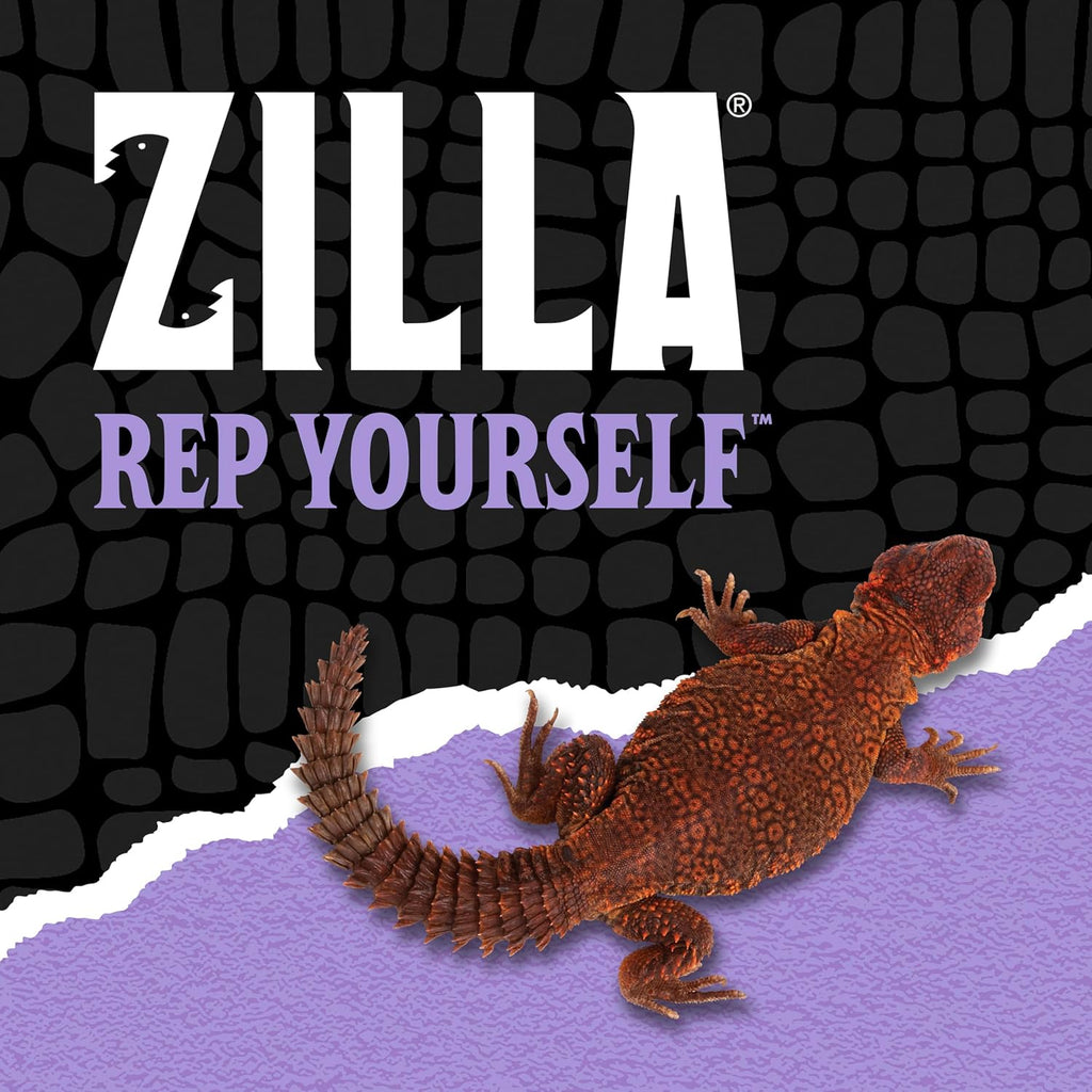 Zilla herbivore medley diet moistened with water for reptile feeding