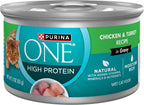 Purina ONE Natural, High Protein Cat Food Variety Pack, Turkey, Chicken and Tuna Recipes - (2 Packs of 12) 3 oz. Cans - Image 12