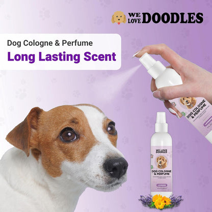 Lavender scented pet pawfume spray bottle details