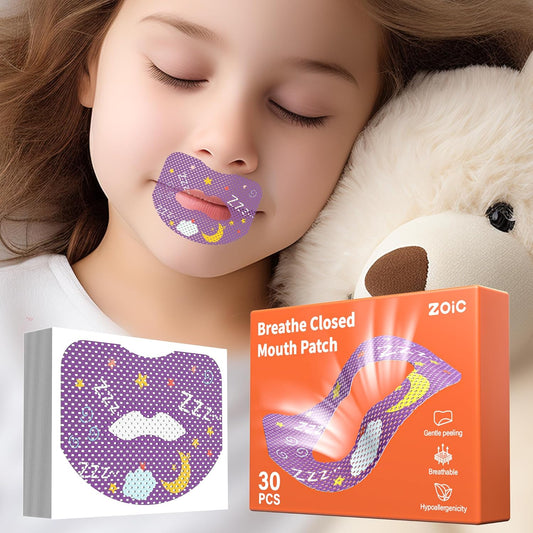 Zoic Mouth Breathing Correction Patch front packaging showing 30 count pack.