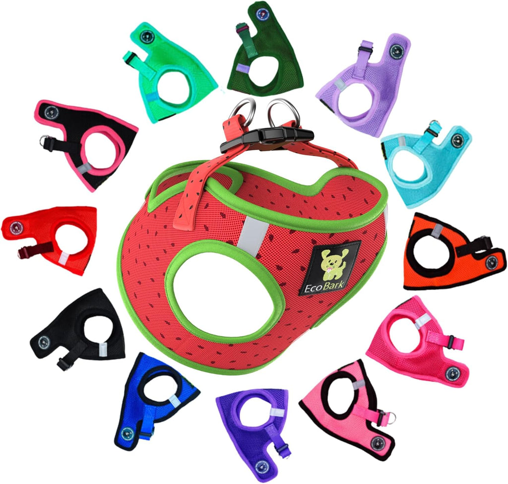 EcoBark Premium Teacup Dog Harness - Luxury Soft Tiny and Toy Breed Dog Harnesses for Puppy - Mini Step in Vest Body Halter Under 5 lbs (XXXS, Lavender) - Image 13