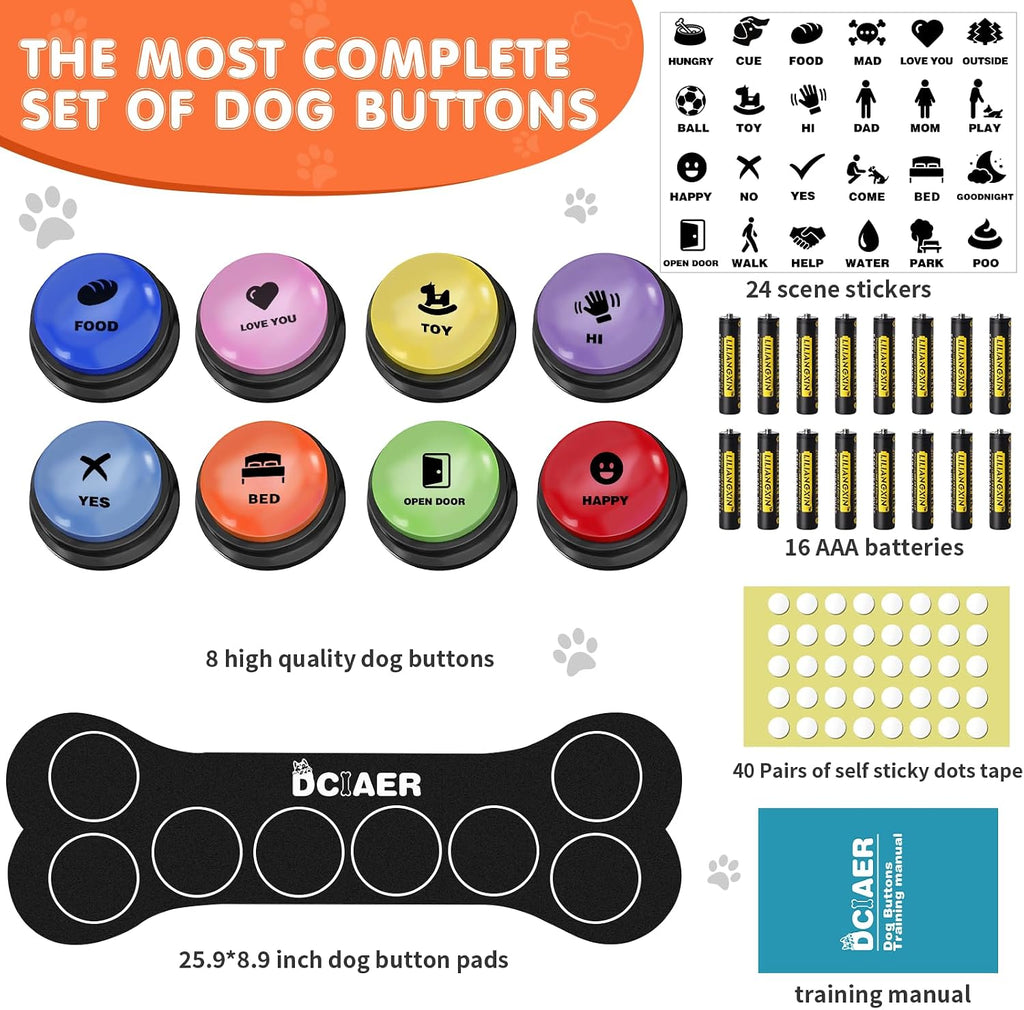 Packaging contents of the imported pet behavior and cognitive development training set.