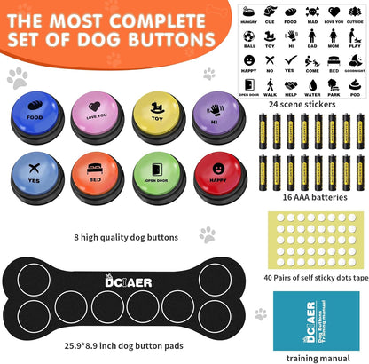 Packaging contents of the imported pet behavior and cognitive development training set.