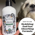 Cruelty free dog deodorizer spray for wet dog odor elimination