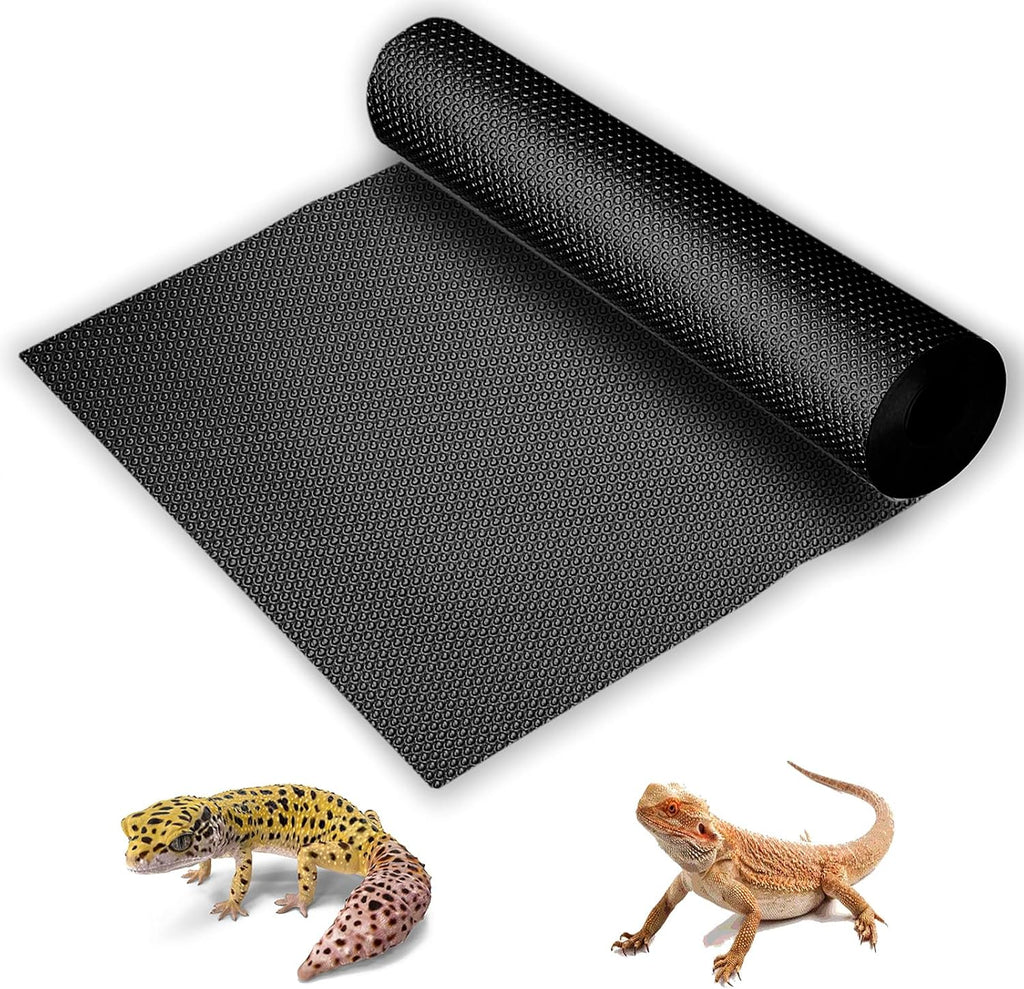 Furatune reptile terrarium liner front view inside a large enclosure