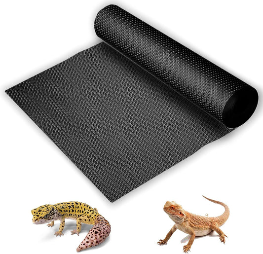 Furatune reptile terrarium liner front view inside a large enclosure