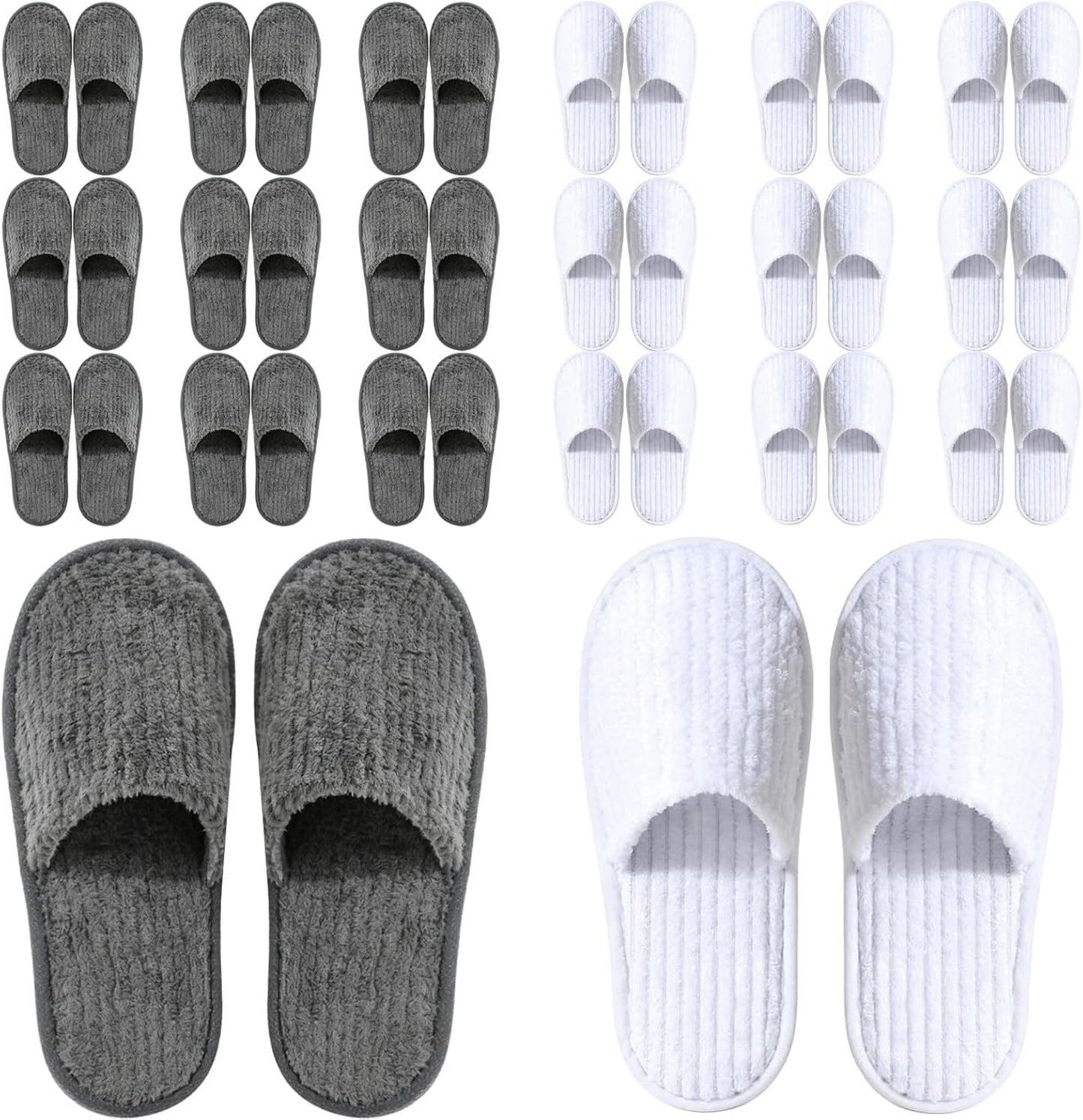 Tinsky disposable non-slip guest slippers front view