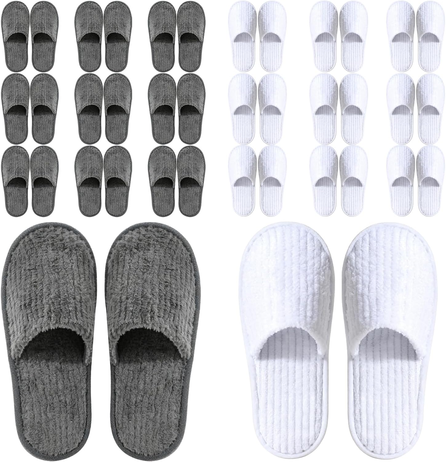 Tinsky disposable non-slip guest slippers front view