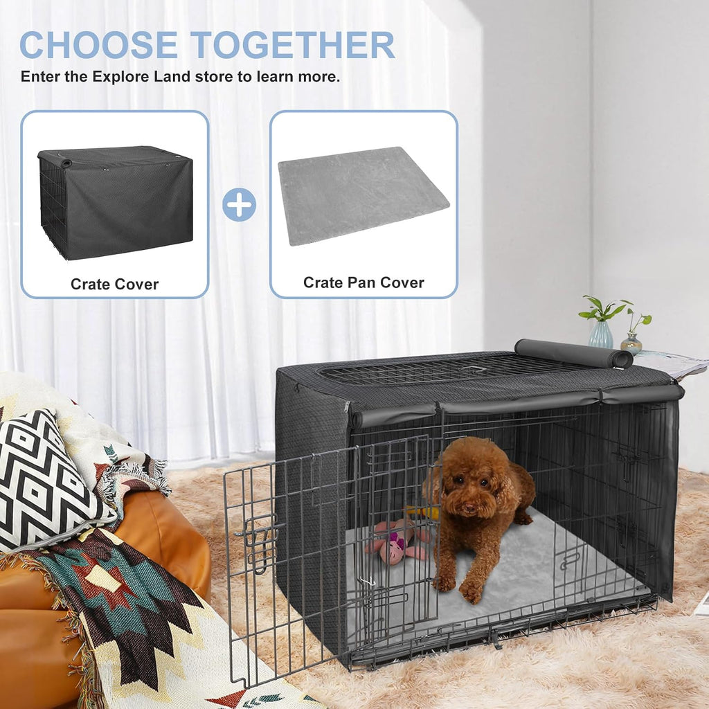 Explore Land sound dampening crate pad showing liquid resistant layer