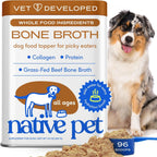 Native Pet Bone Broth for Dogs - Made with Real Beef Bone Broth, Dog Food Toppers for Picky Eaters - Provides Extra Hydration & Nutrition for Joint Strength, Immunity & Heart Health-48 Scoops - Image 12