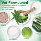 Side view of Vet's Best 12 pack dental cleaning gel for pets