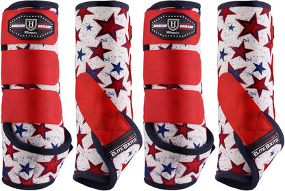 Harrison Howard Splint Boots for Horses 4 Pack, Front & Hind Horse Sport Boots with Neoprene Leg Protection - Image 12