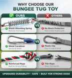 HOPET outdoor bungee solo hanging dog toy packaging details and full set contents displayed clearly