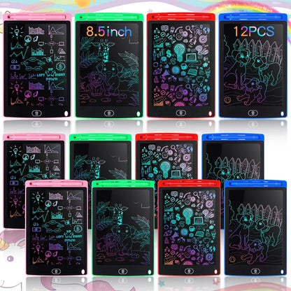 Tinlade 12 pack 8.5 inch LCD writing tablets front view