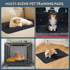 FunFurry washable cage bedding layers showing water absorption