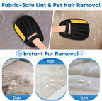 Jimtoiny reusable hair remover glove after collecting fur