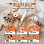 Ozumek 10000 Pa powerful suction pet vacuum unit in Mahogany finish