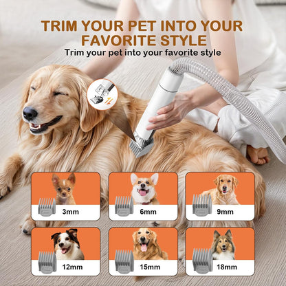 Ozumek 10000 Pa powerful suction pet vacuum unit in Mahogany finish