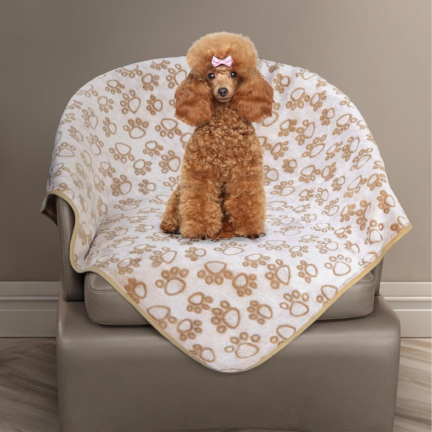 Stuffed(R) Premium Soft Dog Blanket Washable, 40"x32" Cat Blanket for Indoor Cats Large Medium Small Dog Puppy Essentials (Grey) - Image 14